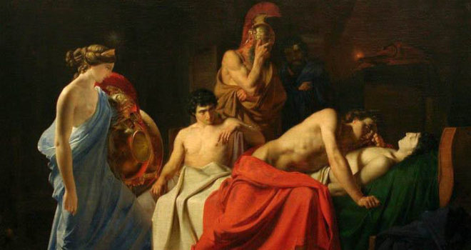 Achilles and the body of Patroclus